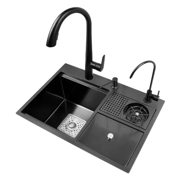 Nano black multifunctional hidden sink