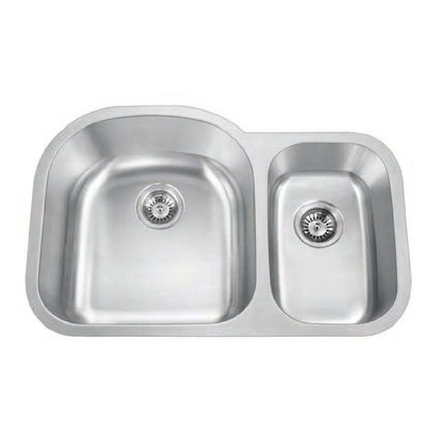 JOMOLA Double Bowl Punching Stainless Steel Sink 304 Undermount | Satin Finish