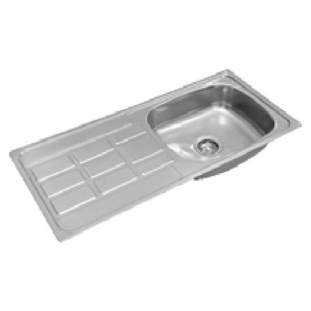 JOMOLA Punching Stainless Steel Sink 960x430mm Integrated Drainboard