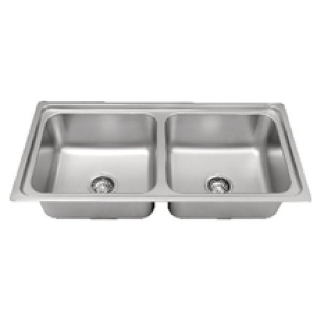 JOMOLA Double Bowl Punching Stainless Steel Sink 940x460mm | Kitchen Sink