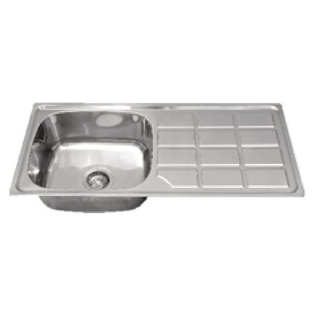 JOMOLA Punching Stainless Steel Sink 900x500mm Single Bowl