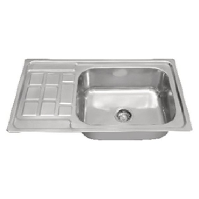 JOMOLA Punching Stainless Steel Sink 860x500mm Single Bowl