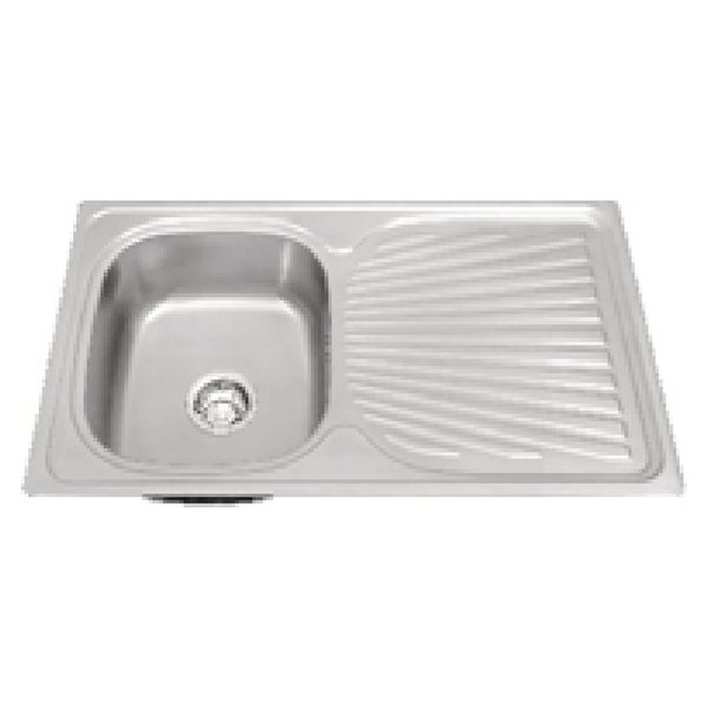 JOMOLA Punching Stainless Steel Sink 860x500mm Integrated Drainboard