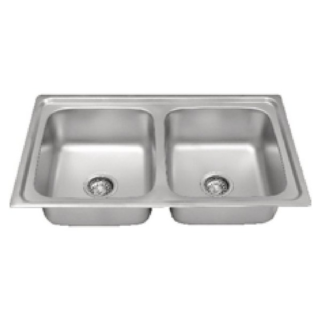 JOMOLA Double Bowl Punching Stainless Steel Sink 850x500mm | Kitchen Sink