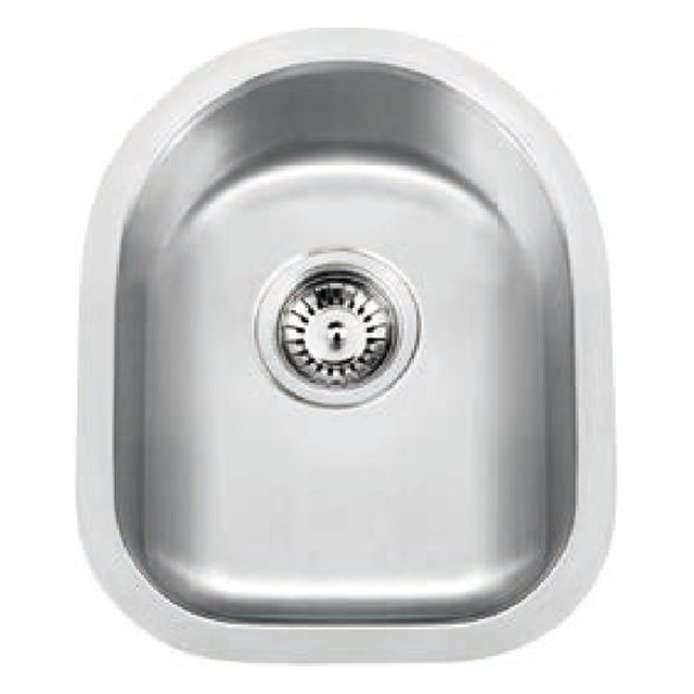 JOMOLA Undermount Pressed Stainless Steel Sink 304 Single Bowl | 8" Deep