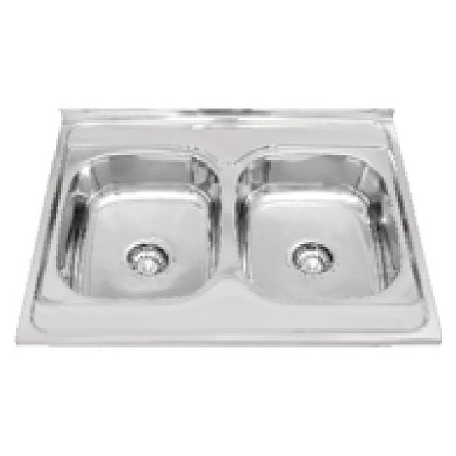 JOMOLA Punching Stainless Steel Sink Double Bowl 800x600mm Kitchen Sink