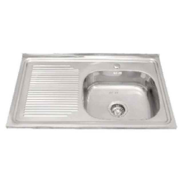 JOMOLA Punching Stainless Steel Sink Integrated Drainboard 800x500mm
