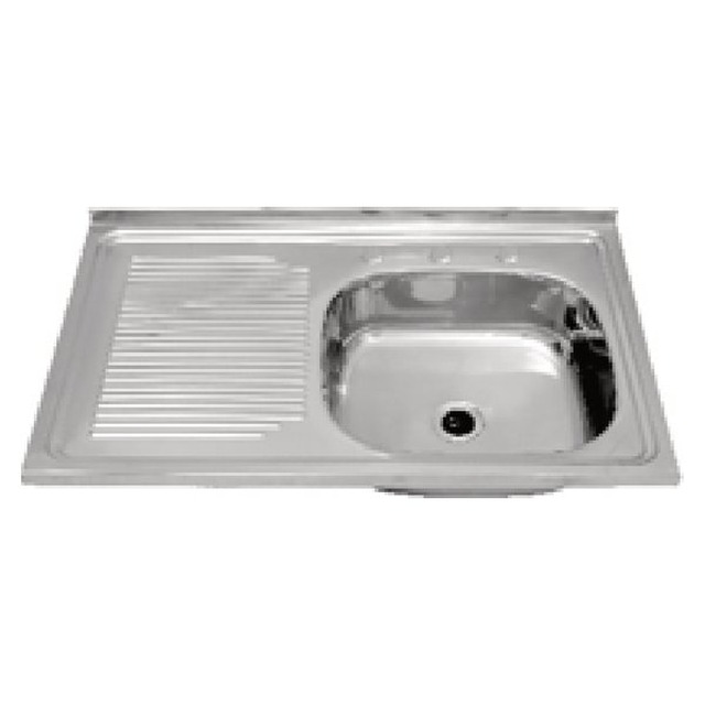 JOMOLA Punching Stainless Steel Sink 800x500mm Integrated Drainboard