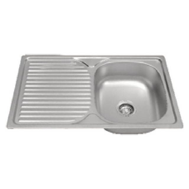 JOMOLA Punching Stainless Steel Sink 780x480mm Integrated Drainboard