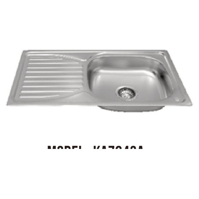JOMOLA Punching Stainless Steel Sink 780x430mm Integrated Drainboard