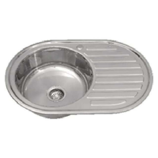 JOMOLA Punching Stainless Steel Sink 770x500mm Integrated Drainboard