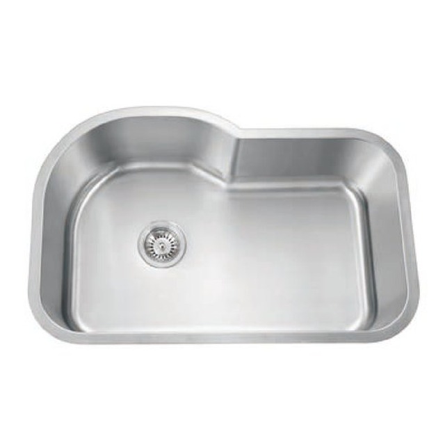 JOMOLA Pressed Stainless Steel Sink 304 Undermount Single Bowl | Satin Finish
