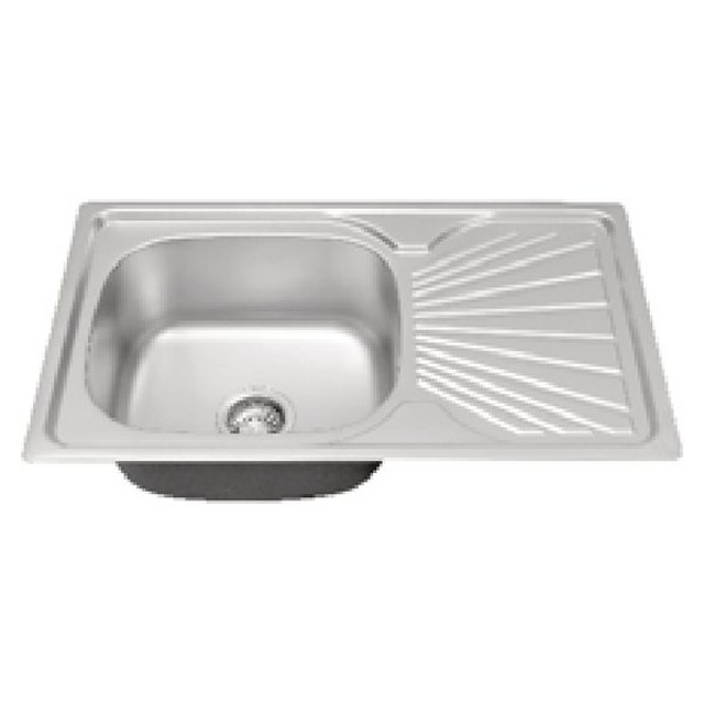 JOMOLA Punching Stainless Steel Sink 760x450mm Integrated Drainboard