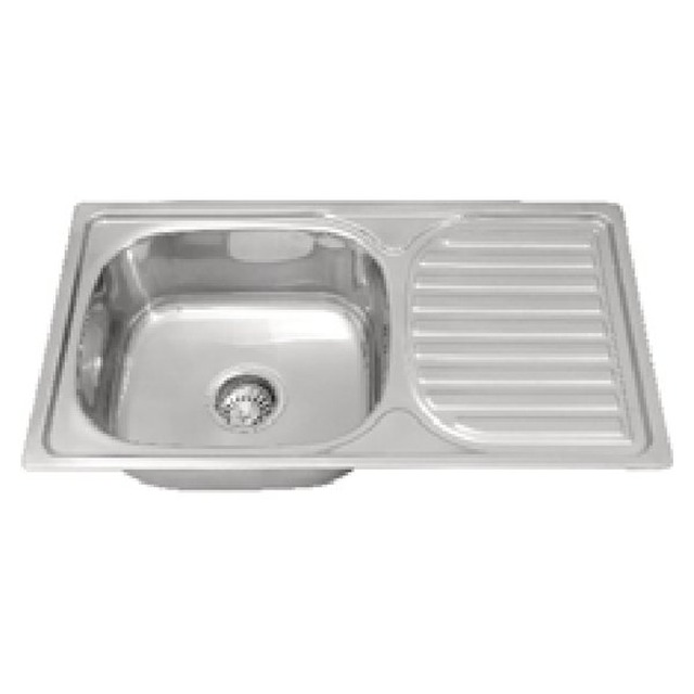 JOMOLA Punching Stainless Steel Sink 760x420mm Integrated Drainboard