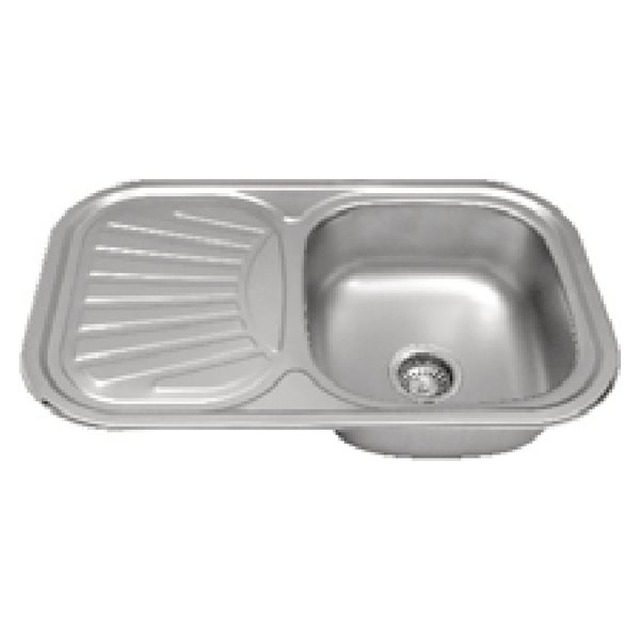 JOMOLA Punching Stainless Steel Sink 750x490mm Integrated Drainboard