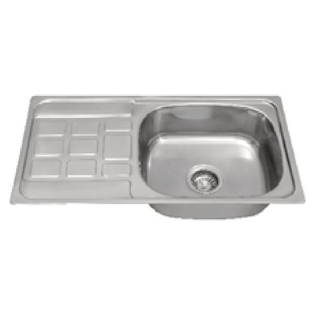 JOMOLA Punching Stainless Steel Sink 750x400mm Integrated Drainboard