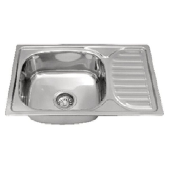 JOMOLA Punching Stainless Steel Sink 660 x 420 mm Integrated Drainboard