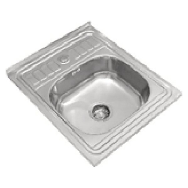JOMOLA Punching Stainless Steel Sink 600x500mm Integrated Drainboard