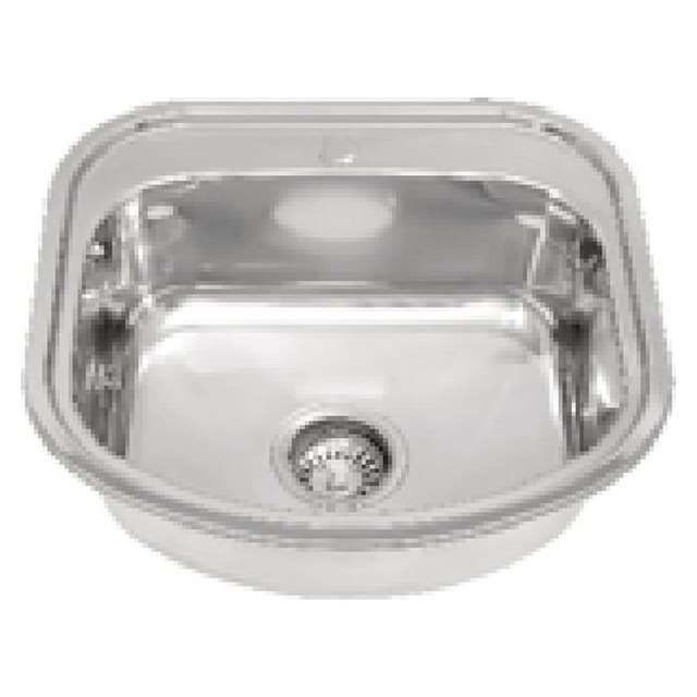 JOMOLA Punching Stainless Steel Sink Single Bowl 490 × 470 mm Kitchen Sink