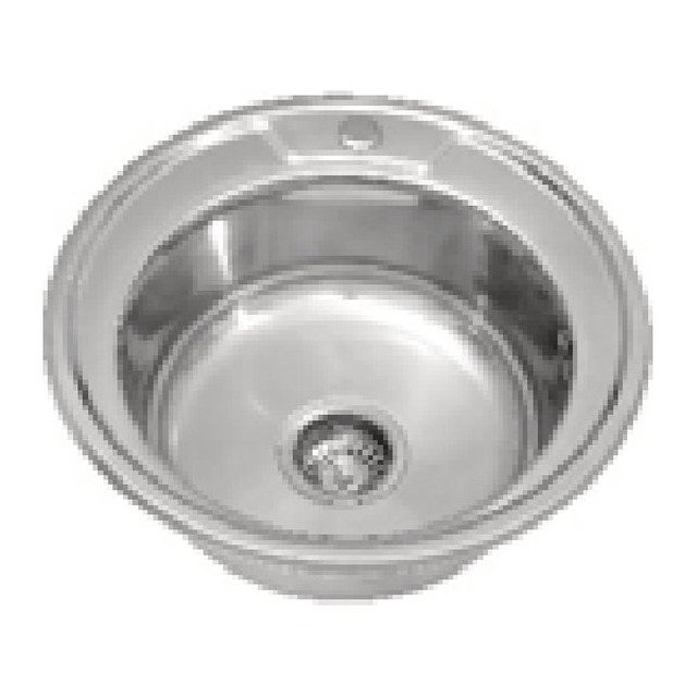 JOMOLA Punching Stainless Steel Sink Single Bowl Diameter 490mm | Kitchen Sink