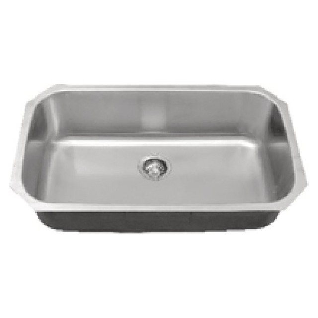JOMOLA Punching Stainless Steel Sink 32 x 18 in Single Bowl Kitchen Sink