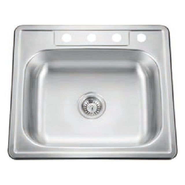 JOMOLA Pressed Stainless Steel Sink 304 Single Bowl | UPC Certified