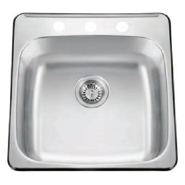 JOMOLA Pressed Stainless Steel Sink 304 Single Bowl Topmount | UPC