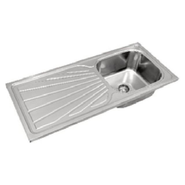JOMOLA Punching Stainless Steel Sink 1000x500mm Integrated Drainboard