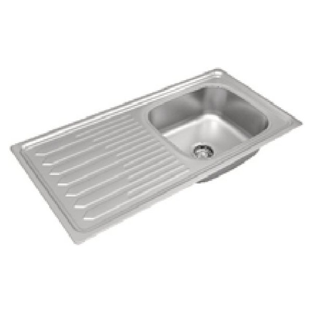 JOMOLA Punching Stainless Steel Sink 1000x500mm Integrated Drainboard