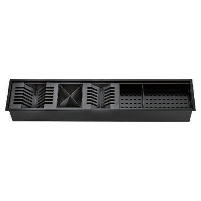 JOMOLA Hidden Undermount Sink 900x185mm Removable Draining Inserts | Bar Sink