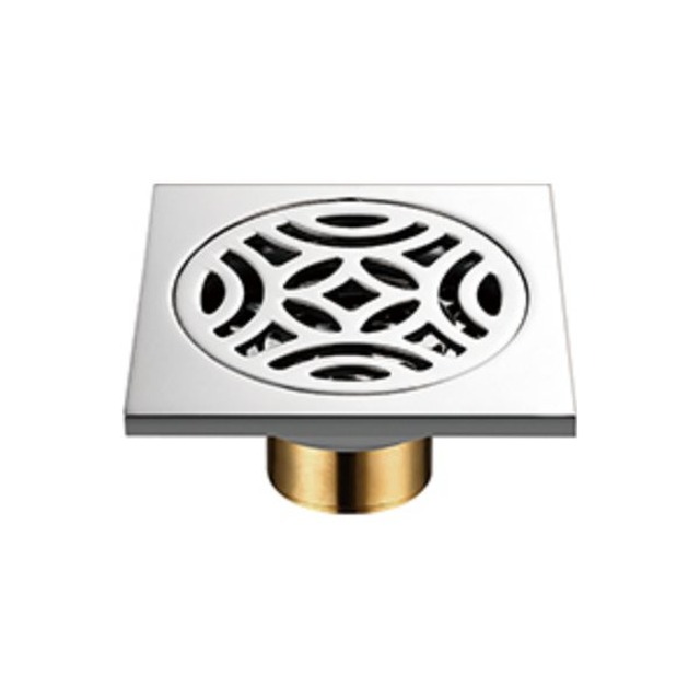 JOMOLA Polished Floor Drain 100x100mm 201 Copper | 5