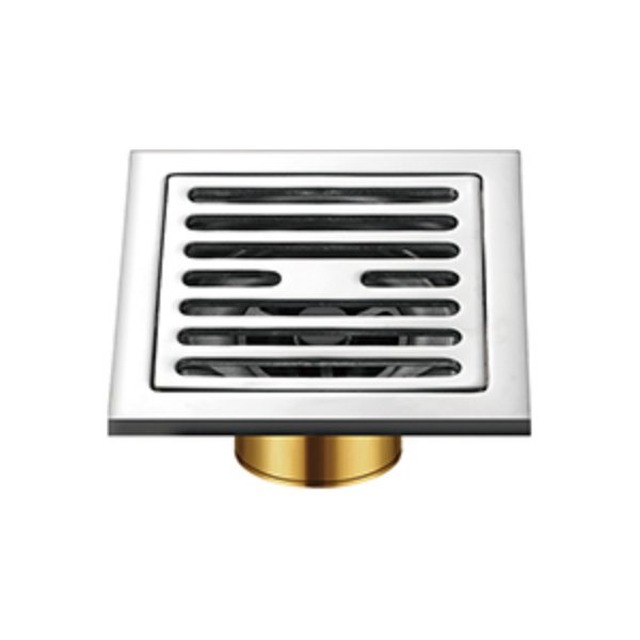 JOMOLA Polished Floor Drain 100x100mm 201 Copper | 5