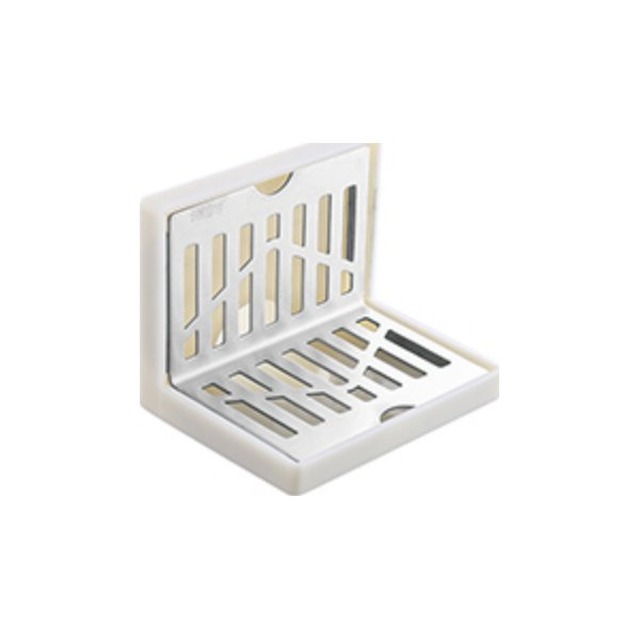 JOMOLA 3.5 in Floor Drain SUS 304 Satin Finish | Plastic-Steel | 1.7 mm