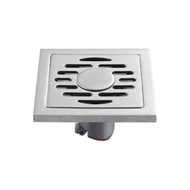 JOMOLA Stainless Steel Floor Drain 100x100mm Polished