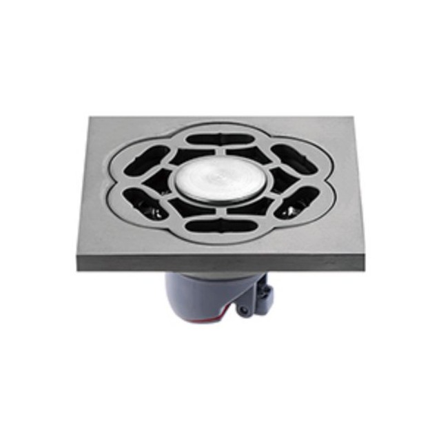 JOMOLA Stainless Steel Floor Drain 100x100mm Brushed Finish