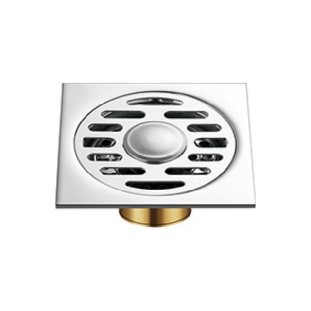 JOMOLA Polished 201 Copper Floor Drain 100x100mm 3mm