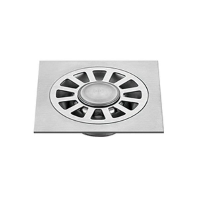 JOMOLA Stainless Steel Floor Drain 100x100mm Polished | SUS 304/201 | 2