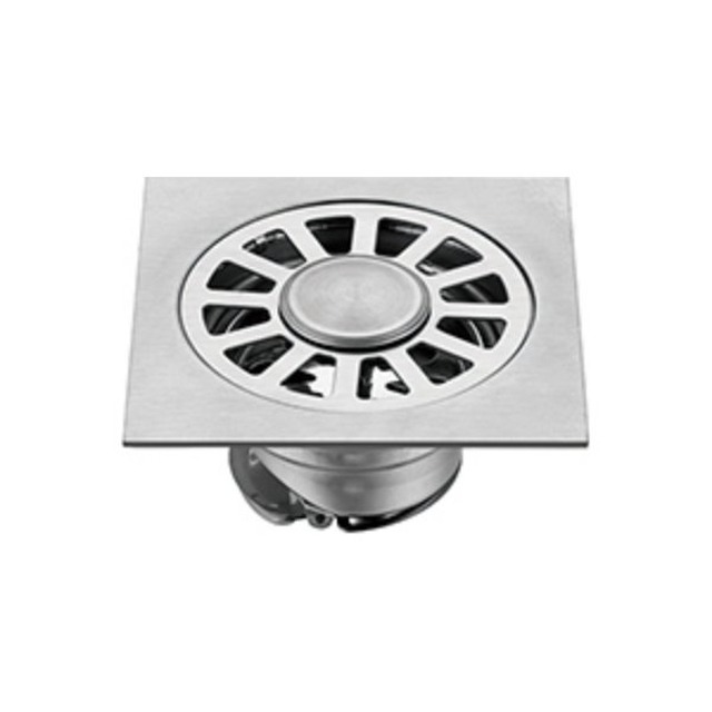 JOMOLA Stainless Steel Floor Drain 100x100mm Polished