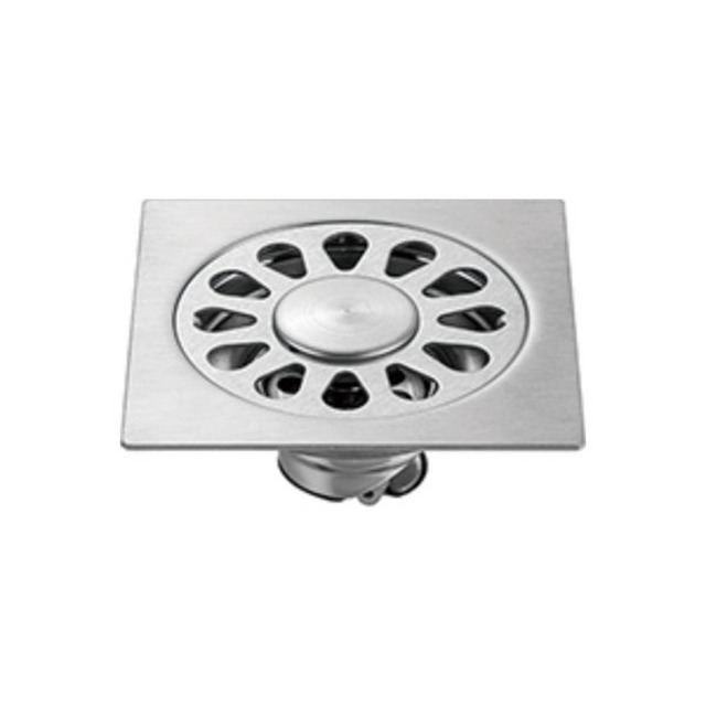 JOMOLA Stainless Steel Floor Drain 100x100mm 304 Polished