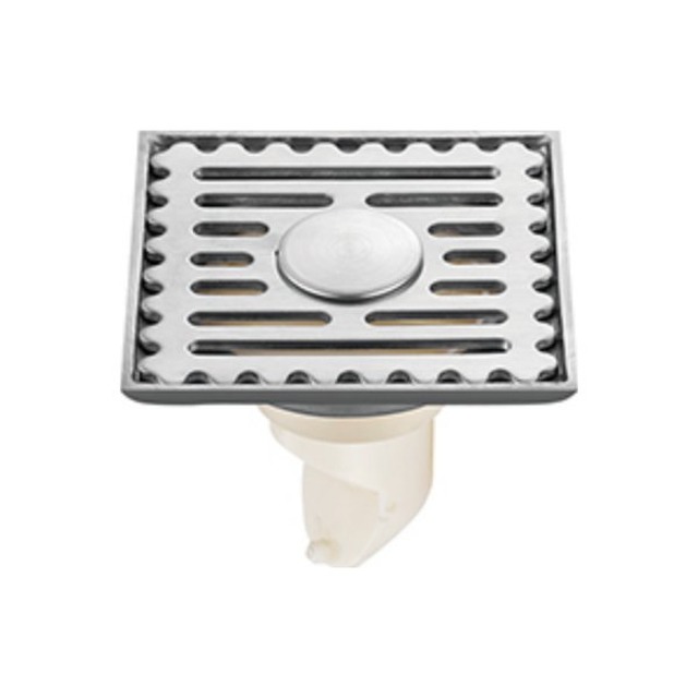 JOMOLA Stainless Steel Floor Drain 100x100mm Brushed Finish | 3mm Thick
