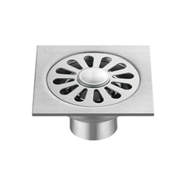JOMOLA Stainless Steel Floor Drain 100x100mm 304 Polished