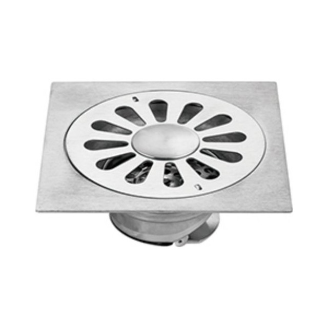 JOMOLA Stainless Steel Floor Drain 150x150mm Satin Finish | SUS 304/201