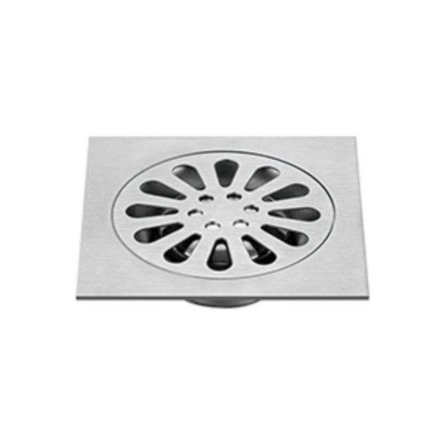 JOMOLA Stainless Steel Floor Drain 100x100mm Polished | SUS 304/201