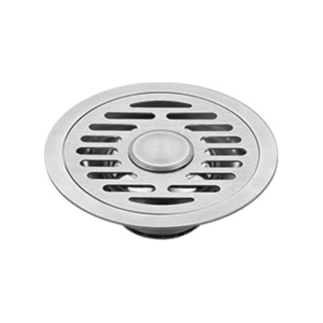 JOMOLA Stainless Steel Floor Drain 120x120mm Satin Finish | 201 Steel
