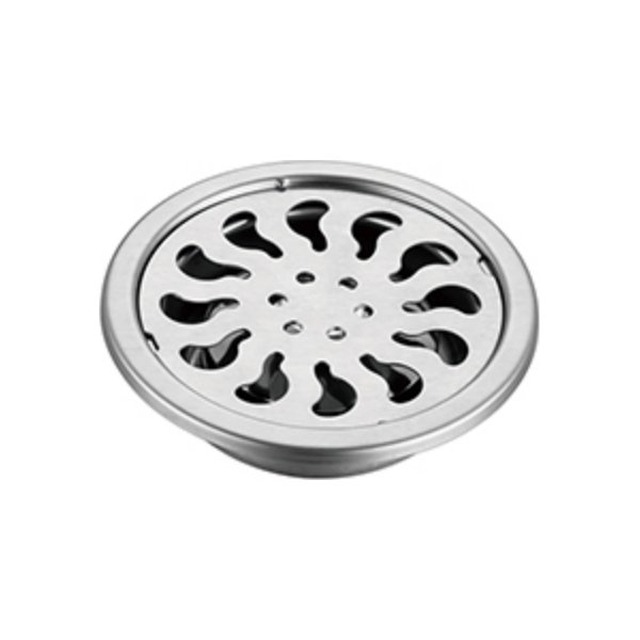 JOMOLA Stainless Steel Floor Drain 3/3.5/4 in Satin Finish | 201 Stainless Steel