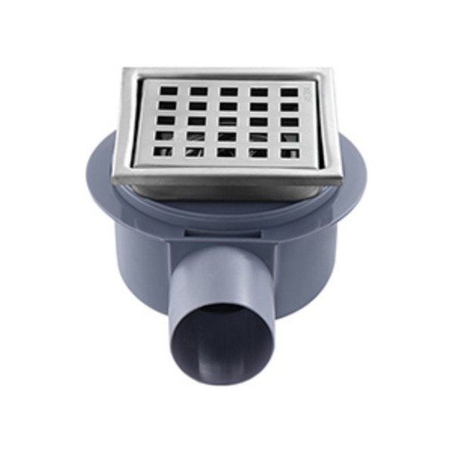 JOMOLA Stainless Steel Floor Drain 100x100mm Square Grid | SUS 304