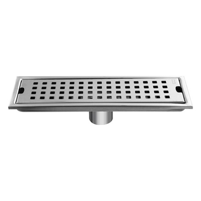 JOMOLA Stainless Steel Floor Drain Square Grid Satin Finish | SUS 304/201