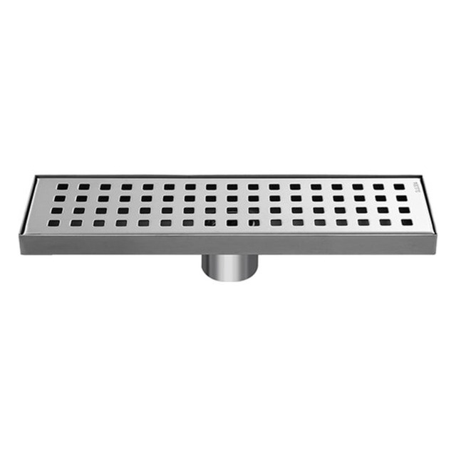 JOMOLA Stainless Steel Floor Drain Square Grid Satin Finish | SUS 304/201