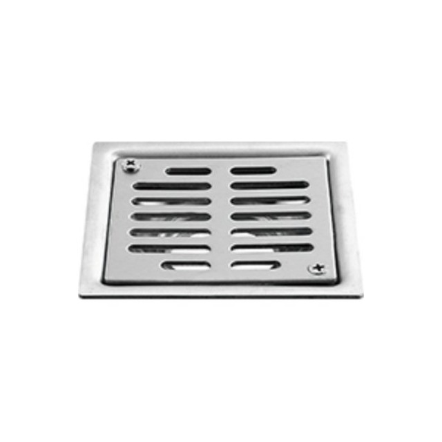JOMOLA Stainless Steel Floor Drain 100x100mm Satin Finish | SUS 304