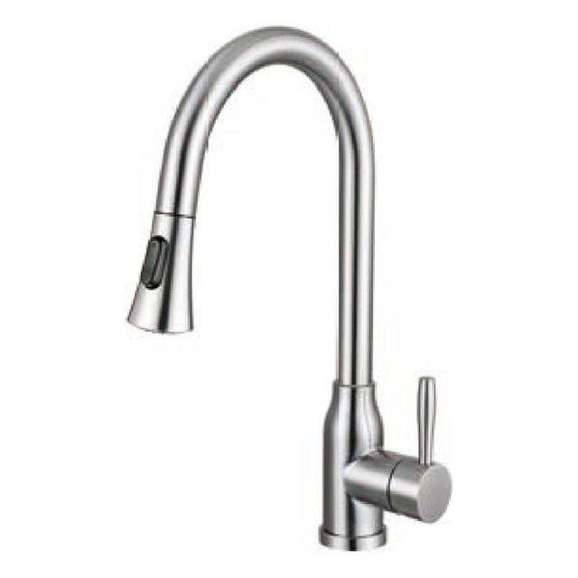 JOMOLA SUS 304 Stainless Steel Kitchen Faucet | Satin Finish